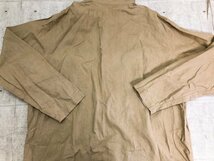 Eddie Bauer エディーバウアー リネン混 ポケット付き 薄手 ジャケットコート 羽織り 大きいサイズ XL ベージュ_画像4