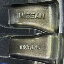 MK907 NISSAN 日産 T32 エクストレイル 20Xi 純正ホイール 18インチ 7J +45 5H114.3 タイヤ付き 4本セット _画像3