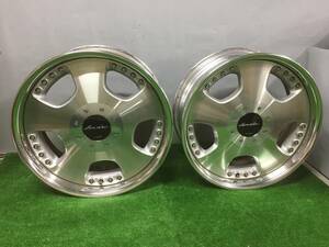 ◎ ワーク WORK ユーロライン Euroline 17×70JJ タイヤホイール 社外品 カー用品 2点 まとめてセット 4-54