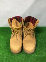 ◎⑧ Timberland × Woolrich ティンバーランド ウールリッチ ブーツ 8W 33561-8040 レザー キャメル 21-97_画像1