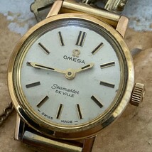 ◆稼働品◆良品◆ OMEGA オメガ Seamaster シーマスター デビル ダブルネーム 手巻き レディース腕時計 アンティーク　_画像1