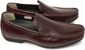 【使用僅か】 リーガル スリッポン モカシン 56HR メンズ レザー ドライビング Slip-on 24.5cm ワイン