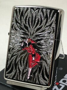 Zippo Windy ウィンディー ガール/両面柄 VARGA GIRL Metal メタル White Nickel 銀色 新品