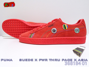 【送料無料出品】■PUMA■SUEDE X PWR THRU PCA X ASIA(27cm)■RED■