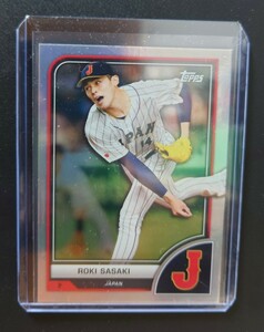 佐々木朗希 写真違いバージョン Topps WBC Roki Sasaki Image Variations 侍ジャパン