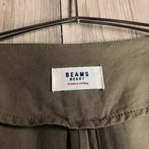 100円スタート○ BEAMS HEART ビームス　前開き　ノーカラー コート_画像4