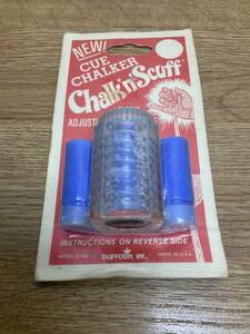 80’s ヴィンテージ ビリヤード チョーク CUE CHALKER Chalk’n’Scuff DUFFERIN, INC. Made in U.S.A.
