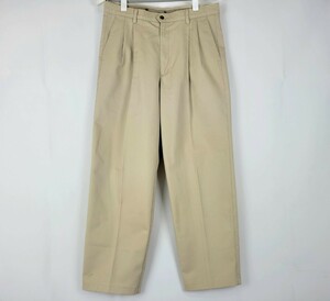 美品 96年製 DOCKERS 2タック チノパンツ w34 ベージュ 90s 90年代 ドッカーズ チノスラックス / リーバイス