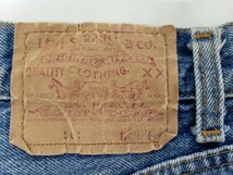 良好 80s ～90s USA製 levi's 501 内股シングル w28 バレンシア工場製 555 80年代 90年代 アメリカ製 ビンテージジーンズ_画像7