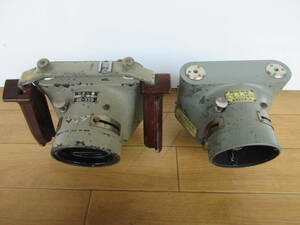 希少 日本帝国陸軍 航空写真機 GSK-99 六櫻社製はカメラレンズ付き 小西六製はカメラレンズ無しのジャンク品 2個セット現状売り