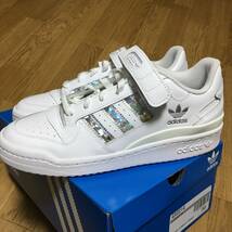 新品 未試着 25.5cm adidas Forum Low White アディダス フォーラム ロウ ホワイト 白 GX0214 即決 即発送_画像1