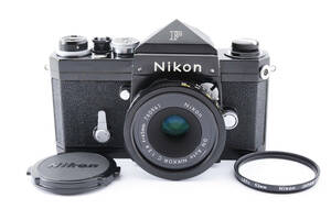 ニコン F ブラック アイレベル Fマウント 659万台 Nikon F Eyelevel GN Auto Nikkor 45/2.8付属 【動作確認済み】 #5134