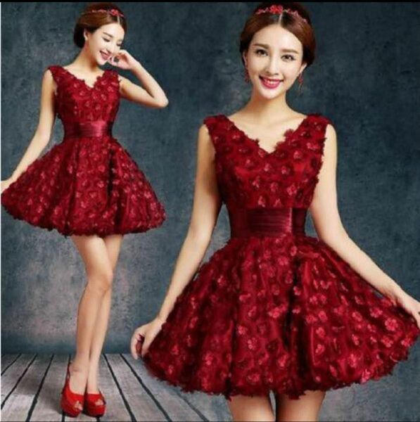 赤ドレス(Xmas)