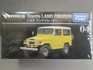 トミカプレミアム 04 トヨタ ランドクルーザー イエロー 1/60 Toyota LAND CRUISER 2023年12月新製品