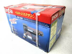 【未使用】RYOBI リョービ ベルトディスクサンダー BDS-1000 ベルト幅100㎜ 400W 研磨機 電動工具 DIY 研削 粗削り バリ取り (5158)