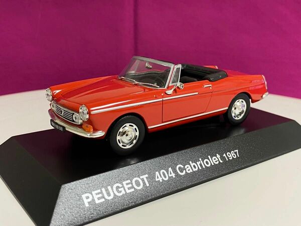 【PEUGEOT Collection】プジョーPEUGEOT 404 Cabriolet 1967 1/43 