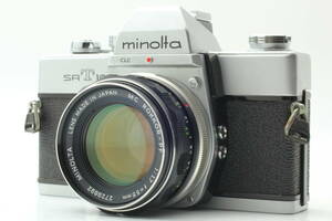 ◆極美品◆ ミノルタ MINOLTA SRT101 一眼レフ フイルムカメラ ボディ MC ROKKOR PF 55mm F1.7 単焦点 標準 レンズ