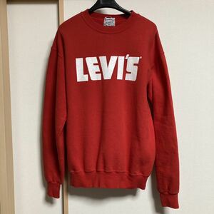 【希少】Levi’s リーバイス オールドスウェット レッド Mサイズ アメカジ ビンテージ 古着