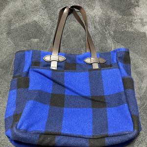 [Extreme Beauty] Филсон Филсон Маккино шерстяная сумка Blue Check