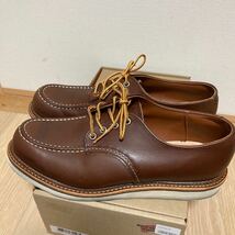 【美品】RED WING Work Oxford レッドウィング ワークオックスフォード ブーツ 8109 マホガニーオロイジナル サイズ10D 28cm 2019年 USA製_画像2