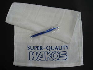WAKO‘S　ワコーズ　和光ケミカル　タオル　ボールペン　非売品　ノベルティ