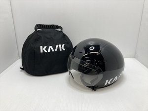 下松)【送無料】 KASK カスク ヘルメット CRONO TT PRO クロノ L 59-6258cm 黒 2015年製造 現状品 ◆★B240130R12B MA30A