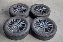 山口)Weds VELVA SPORT 16インチ 6.5J+47 5H/100 BS BLIZZAK VRX3 205/55R16 中古 4本 【送料別途】 ▲C240114N05 MA14C_画像1