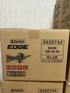 全国送料無料！！カストロール EDGE TITANIUM エッジ チタニウム 5w30 FE 4Lワンケース 6 缶入り 全合成油