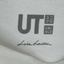 XL UNIQLO Lisa Larson Tシャツ ホワイト 半袖 リユース ultralto ts1669_画像3