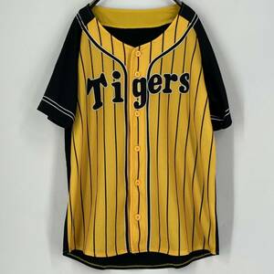 サイズ不明 MIZUNO HANSHIN Tigers 阪神タイガース Joshin イエロー 半袖 リユース ultramto ts1672