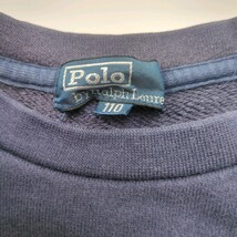 110 ポロラルフローレン polo by ralph lauren スウェット ネイビー パイル リユース ultramto sw0585_画像3