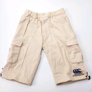 100 CANTERBURY ボトム ハーフパンツ ベージュ リユース ポケット ultrampa bm0393