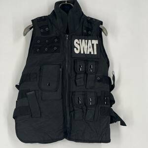 onesize LEG AVENUE ベスト SWAT コスプレ ブラック リユース ultraｍto sw0601