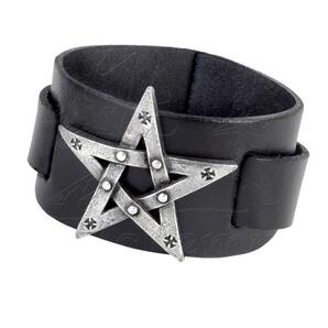 Alchemy: Pentagration leather wriststrap