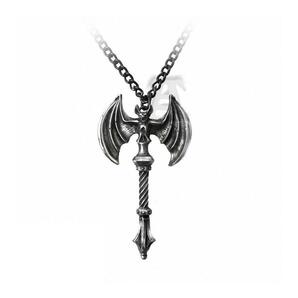 ALCHEMY GOTHIC; Skull Crusher Axe Neck..