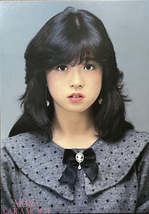 ★中森明菜★　美品　木製パネル　ポスター　昭和アイドル　80年代アイドル　②_画像1