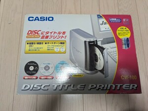 新品　未使用　カシオ　CASIO CW-100 ディスクタイトラー　レア　貴重