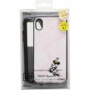 iDress iPhoneXR ケース IJOY アイジョイ ディズニー ミニーマウス サンクレスト i32BDN衝撃吸収 強い 車で引いても壊れない