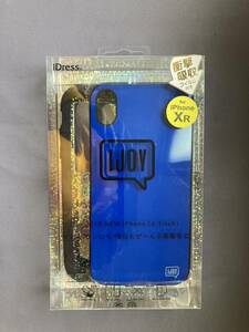 iDress NEWT IJOY 360° 衝撃吸収 保護フィルム付 iPhoneXR対応 ブルー i32BiJ04