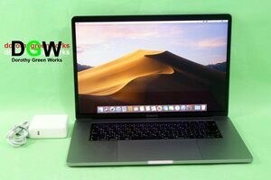 中古品1! 2018 MR942J/A MacBook Pro 15.4” Retina Core i7 6-Core 2.6GHz 16GB SSD512GB Touch Bar OS10.14.6 Mojave SpaceGray