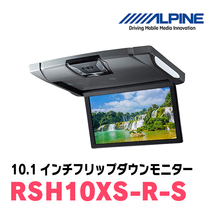 ハイエースグランドキャビン専用セット　アルパイン / RSH10XS-R-S+KTX-Y703KH　10.1インチ・フリップダウンモニター_画像3