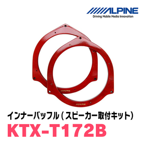 ALPINE マツダ車用デミオ （17cm対応） インナーバッフルボード KTX-T172B {KTX-T172B [960]}