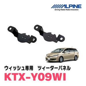 アルパイン (ALPINE) ウイッシュ専用 ツイーター取付けパネル 2.5cm KTX-Y09WI