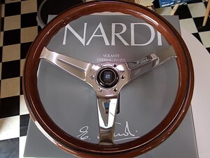 NARDI　ナルディ Rally(wood)　N770　ウッド＆ポリッシュスポーク ３5０mm ディープコーンタイプ　送料無料