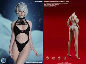 SUPER DUCK 1/6 セクシー 女性ロボット フルセット TBLeague 素体付 未開封新品 SET084B 検) ホットトイズ NieR:Automata 2B ヨルハ二号B型