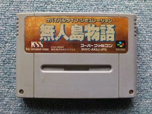 SFC 無人島物語 ニンテンドー Nintendo スーパーファミコン スーファミ サバイバルライフ シミュレーション .