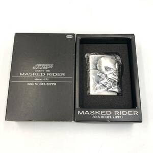 1.11MT-E1052★ZIPPO 仮面ライダー 30th MODEL★ジッポ ジッポー 2001年製 オイルライター lighter 喫煙具 DE0/DH7