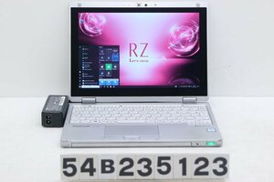 【ジャンク品】Panasonic CF-RZ6RFRVS Core i5 7Y57 1.2GHz/8GB/256GB(SSD)/10.1W/WUXGA タッチパネル/LTE/Win10 難あり 【54B235123】