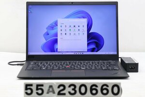 Lenovo ThinkPad X1 Carbon 6th Gen Core i5 8250U 1.6GHz/8GB/256GB(SSD)/14W/FHD(1920x1080)/Win11 液晶目立つ白シミ 【55A230660】