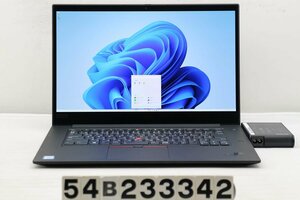 Lenovo ThinkPad P1 Gen 2 Xeon E-2276M 2.8GHz/32GB/512GB(SSD)/15.6W/4K(3840x2160) タッチパネル/Win11/Quadro T2000 【54B233342】